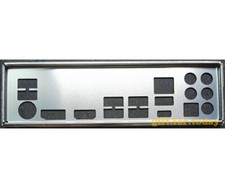 For ASRock B450M Steel Legend Shield I/O IO Rear Baffle Backplate Motherboard