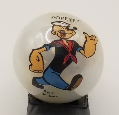 Rare Vintage Popeye The Sailor KFS marble READ