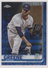 2019 Topps Chrome Blue Refractor 101/150 Shane Greene #21 ox6