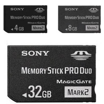 Sony 32G/16G/8G/4G Memory Stick PRO DUO MS Card For Sony Old Camera / PSP