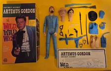 US Secret Service Agent Artemus Gordon from The Wild Wild West Marx + Box Johnny