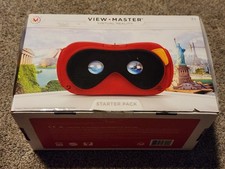 Mattel View Master Virtual Reality Starter Pack Ages 7 COMPLETE Used Open Box
