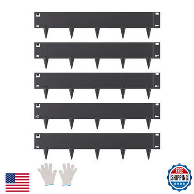 Vevor 5-Packs 39x5 Galvanized Steel Landscape Edging Garden Border Rust-Resistan