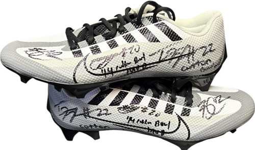 Tacchetti firmati Missouri Tigers Brady Cook Tony Temple Henry Josey Beckett Cert - Foto 1 di 1