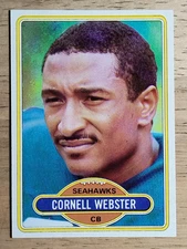 1980 Topps #118 Cornell Webster (MINT)