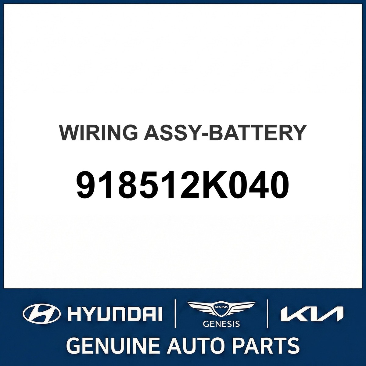 ＴA K I Kia 91851 2k040 Battery Cable for sale online | eBay