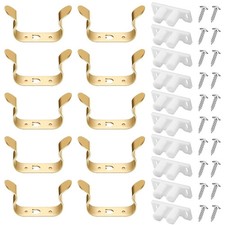 Otoolling 10 Pack Rv Cabinet Latch Barrel Catches with Metal Clips, Double Ba...
