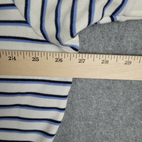 Polo Ralph Lauren Shirt Mens XL Short Sleeve Blue White Stripe Pullover - Picture 8 of 11