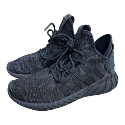 Adidas Men US 6.5 Women US 7.5 Metallic Triple Black Tubular Dawn BZ0629 Trainer