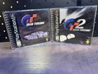 Gran Turismo & Gran Turismo 2 Sony PlayStation PS1 Racing Game Lot CIB Manuals