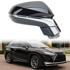 Side Mirror Right Black 10-Wire w/Memory for Lexus RX350 RX450 2016-2022