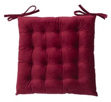 Velvet Chair Seat Pad With