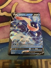 POKÉMON 2021 FUSION Strike Full Art Greninja V #073 Ultra Rare PSA 9