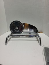 Affettatrice alimentare vintage nazionale in acciaio inox a mano