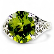 Peridot, 925 Sterling Silver Ladies Ring, SR057