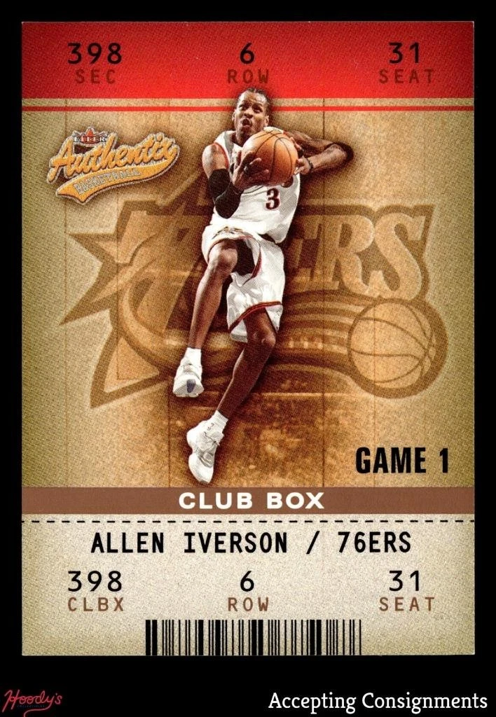 2002-03 Fleer Authentix - Allen Iverson #56 for sale | eBay