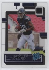 2022 Panini Clearly Donruss Rated Rookie Hassan Haskins #92 6k8