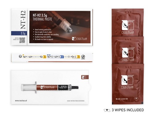 NT-H2 3.5g, Thermal Computer Paste incl. 3 Cleaning Wipes (3.5g) - 第 3/5 張圖片