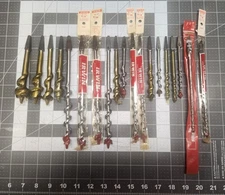 New Vintage (NOS) Irwin & Greenlee auger brace drill bits w/flat rate shipping