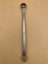 VLCHEK 7/8" x 3/4" Double Box End Combination Wrench WBH2428 Alloy U.S.A. VTG