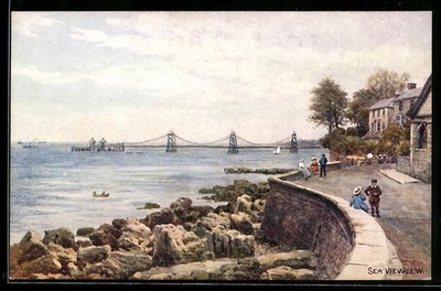 Künstler-AK A. R. Quinton: Sea View 
