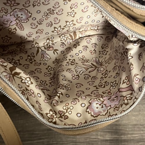 Vera Bradley Triple Compartment Crossbody & Matching Wallet in Meadowlark Tan - Picture 5 of 15