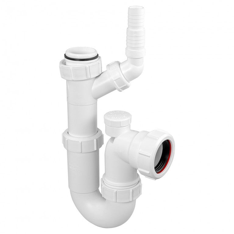 McAlpine WM15V Adjustable Sink Trap 135 Degree Swivel Nozzle with Anti-Syphon