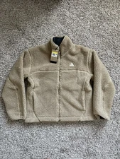 Men's Nike ACG Canwell Glacier THERMA-FIT Jacket Biege Sherpa FV8653-247 Size S