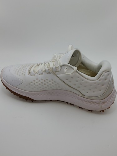 Under Armour Curry 1 Golf UA White/Gum Men Golf Waterproof Spikes 3027378-103 - Picture 6 of 15