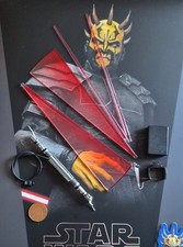 Hot Toys Star Wars Savage Opress CW TMS136 USB Lightsaber Set loose 1/6 scale