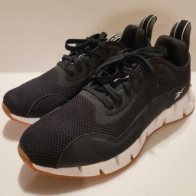 Reebok Shoes Men's Size 11.5 Zig Dynamica Black & White 28Y001 Athletic Sneakers
