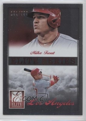 2014 Panini Donruss Elite Series 2 191/999 Mike Trout #9 s1i