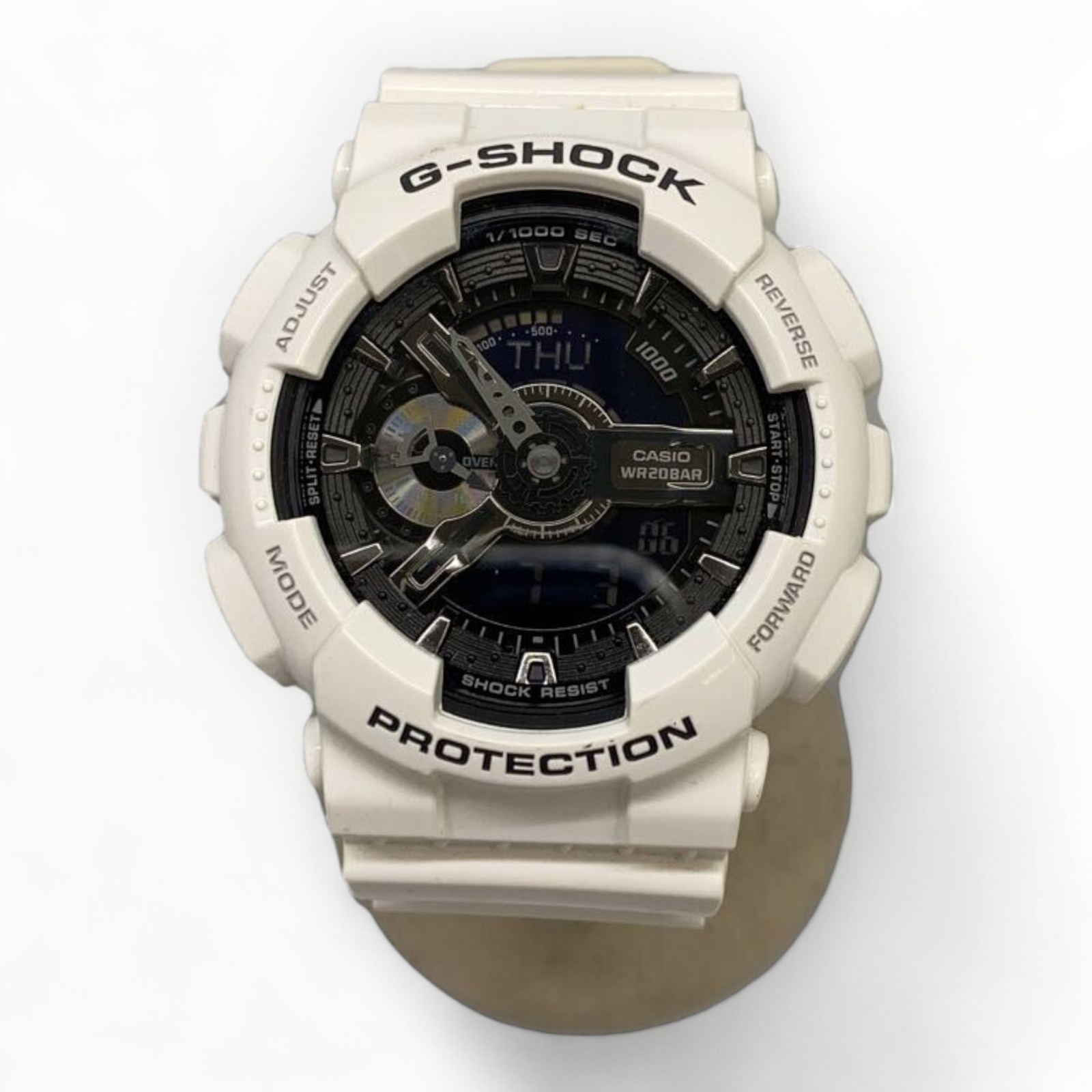 Casio Ana-Digi Quartz Watch for Men - White Dial 2.2