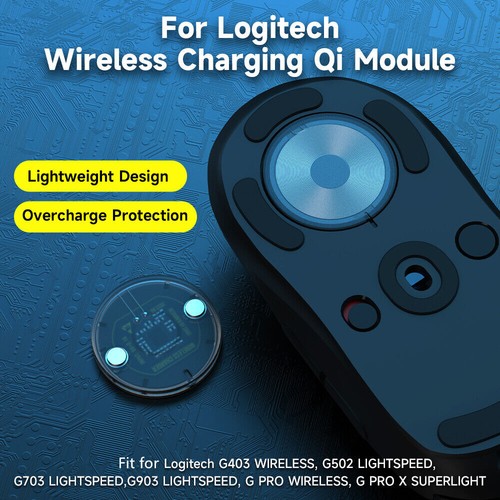 Wireless Charging Receiver Module For Logitech Mouse G403 502 903 GPW G PRO - Zdjęcie 11 z 16