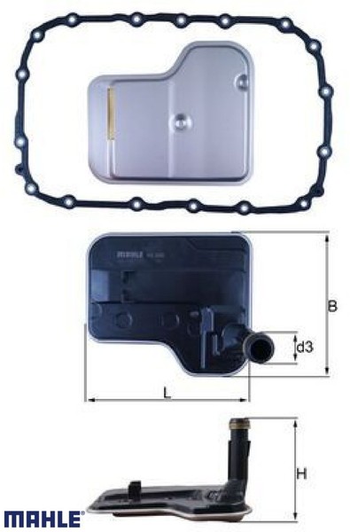 Mahle HX240D Hydraulikfilter FüR Automatikgetriebe Hydraulikfilter Filter-image