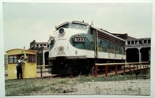 Spencer Shops State Historic Site Southern Railway FP-7 Diesel Postcard