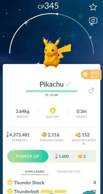 Pokémon Go Shiny Crown Pikachu  