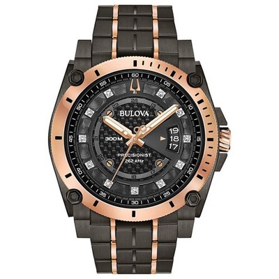 Bulova Precisionist Grau Herren Armbanduhr 98D149