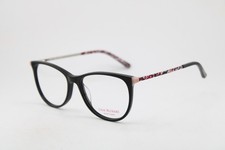 NEW ISAAC MIZRAHI IM30047 BK BLACK PINK FLORAL AUTHENTIC EYEGLASSES 54-16