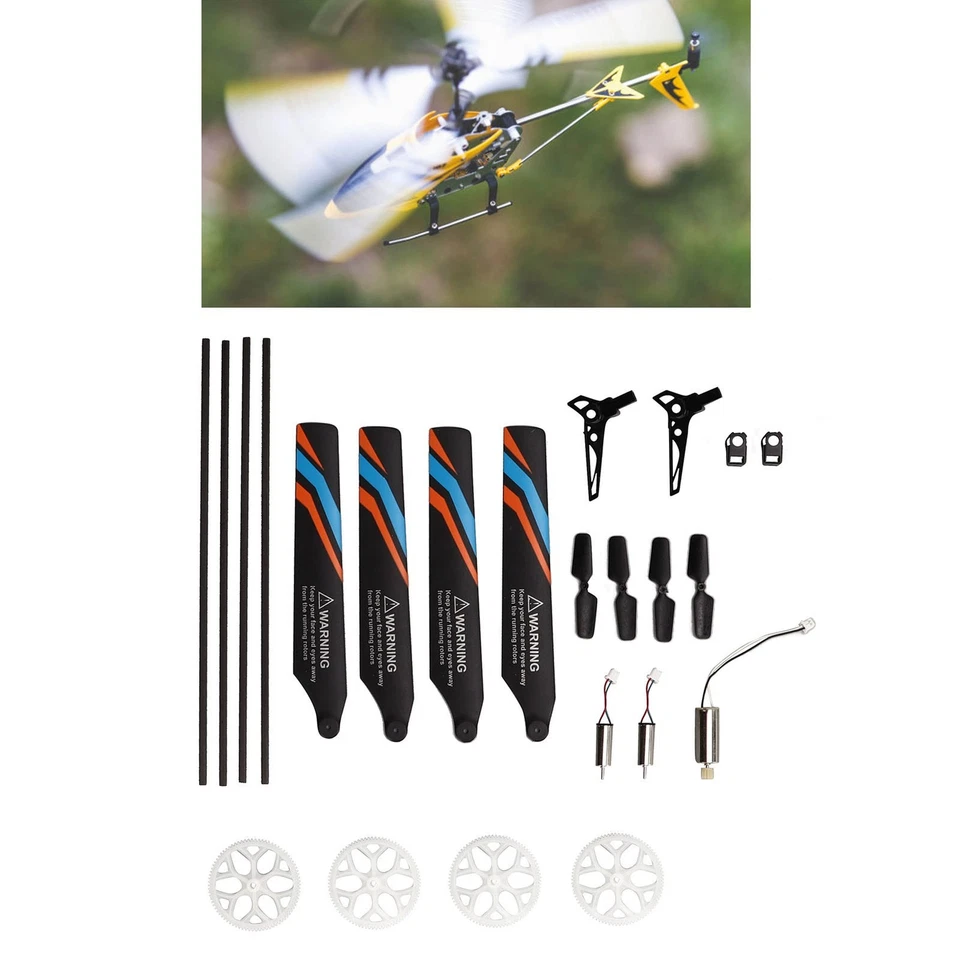 Hubschrauber Ersatzteil-Set Mit 7 Zubehör RC Rotorblätter Pa KU - Bild 2 von 4