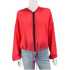 Lanston Sport Pink Athletic Jacket Size M K0427