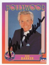 Bob Barker-Signed 1991 Starline Hollywood #141 Trading Card (Emcee/Host)