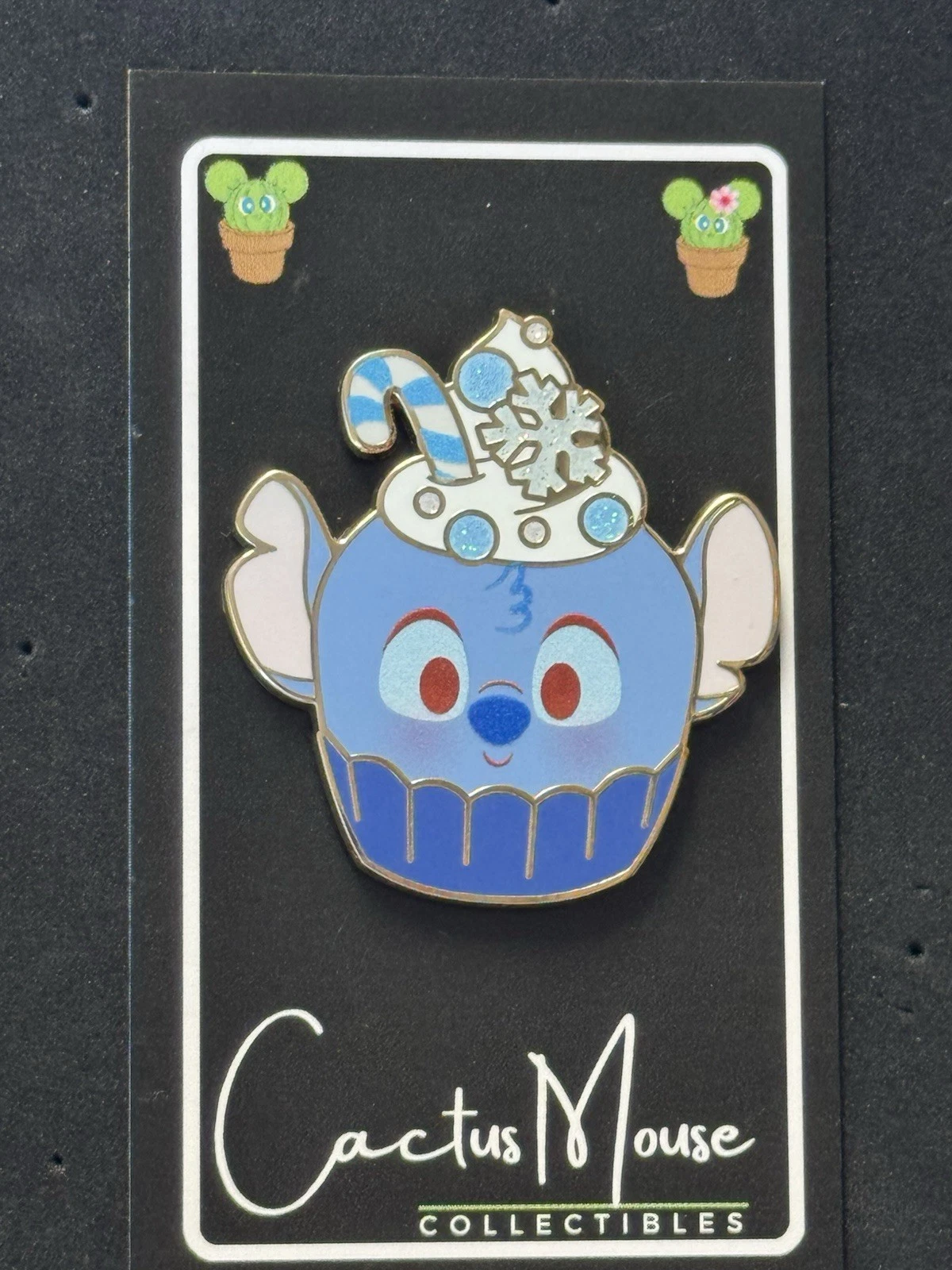 Disney Pin - Stitch Snowflake Cupcake Munchlings Advent Calendar 2023 Le 2600