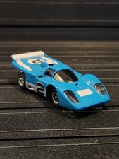 ORIGINAL AURORA AFX MAGNA-TRACTION 1905 LIGHTED FERRARI 512M BLUE/WHITE 2 Zzz