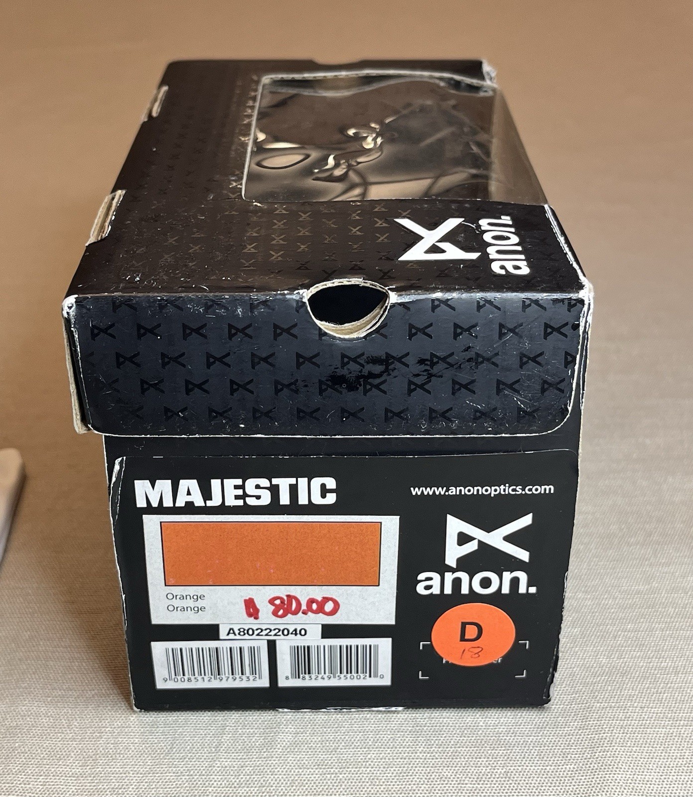 Anon Majestic Women’s Ski Snowboard Goggles - Green Gold - Snakeskin -