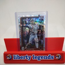 2025 Topps Series 1 - Jake Rogers - #55 Sand Glitter SP Parallel Tigers