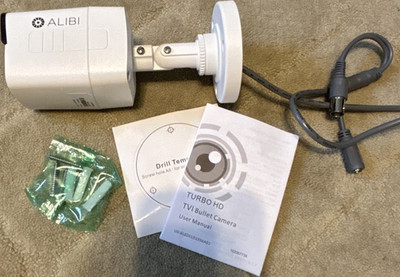 ALIBI Turbo HD TVI Bullet CCTV Camera IR Night Vision w/ Mount Manual