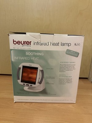 Beurer Ceramic Infrared Heat Lamp IL50 Light Therapy 300 Watt Tested Very Good