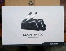 Lexin MTX Bluetooth Intercom Dual Pack (BRAND NEW NEVER USED)