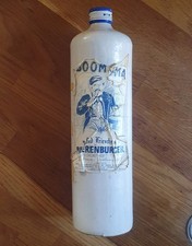 Vintage Stoneware Boomsma Beerenburger Bitters Bottle with Lid